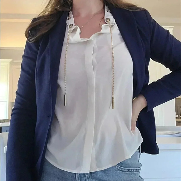 Michael Kors white gold top - Picture 2 of 4